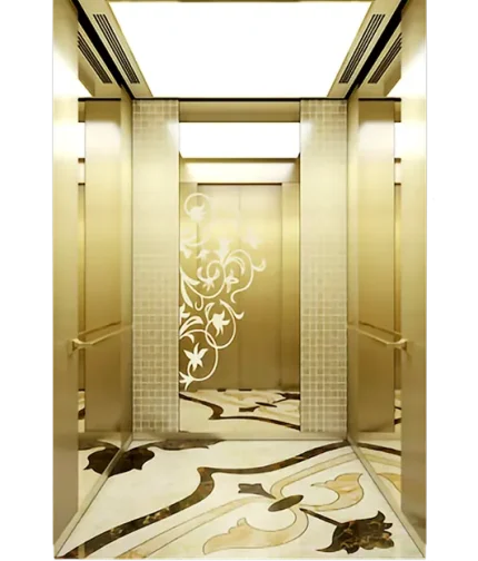 Stylish Floral Designed Passenger Elevator