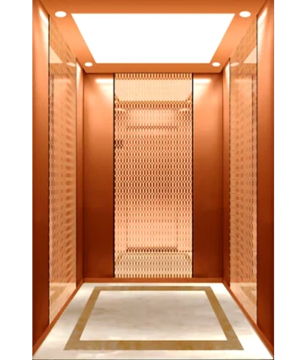 Premium Rose Golden Passenger Elevator