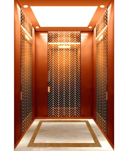 Rose Golden Passenger Elevator