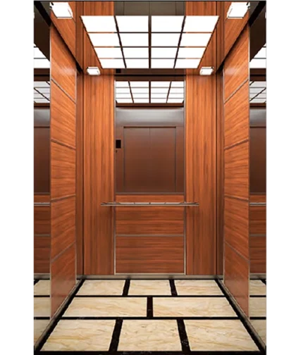 Wooden & Mirror Paneled Passenger Elevator